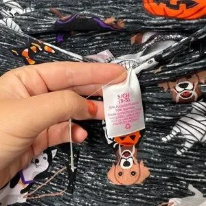 No Boundaries Pants Jumpsuits Halloween Dog Print Candy Corn